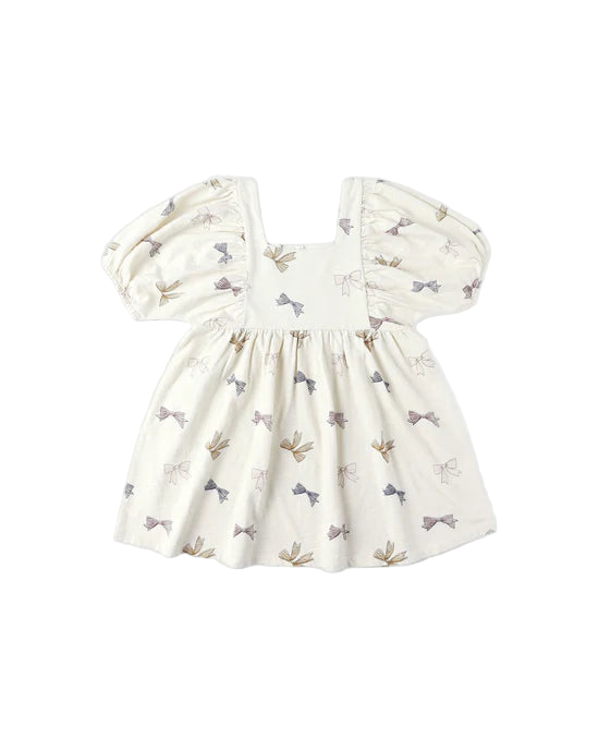 RYLEE + CRU - BREA DRESS BOWS NATURAL