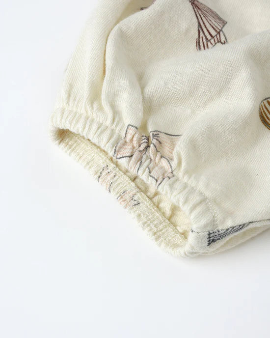 RYLEE + CRU - BREA DRESS BOWS NATURAL