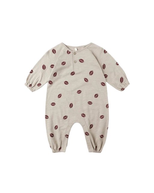 RYLEE + CRU - HENLEY JUMPSUIT FOOTBALL STONE