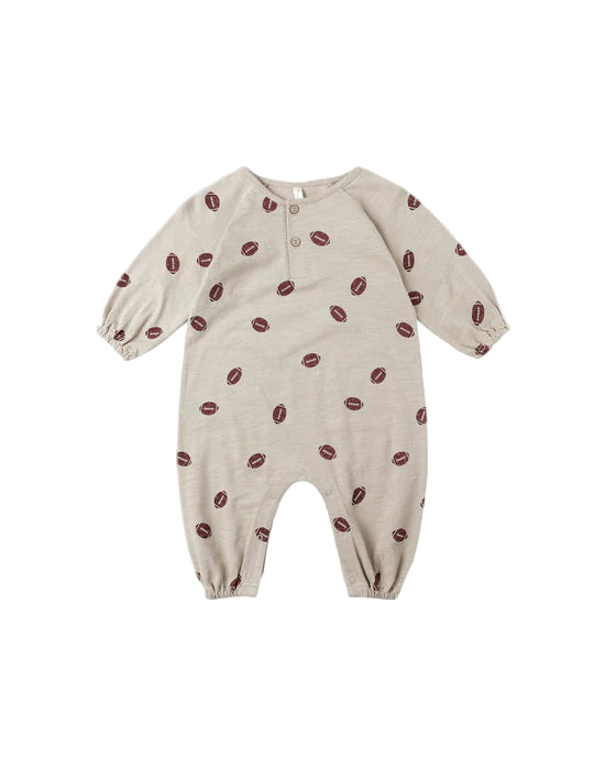 RYLEE + CRU - HENLEY JUMPSUIT FOOTBALL STONE