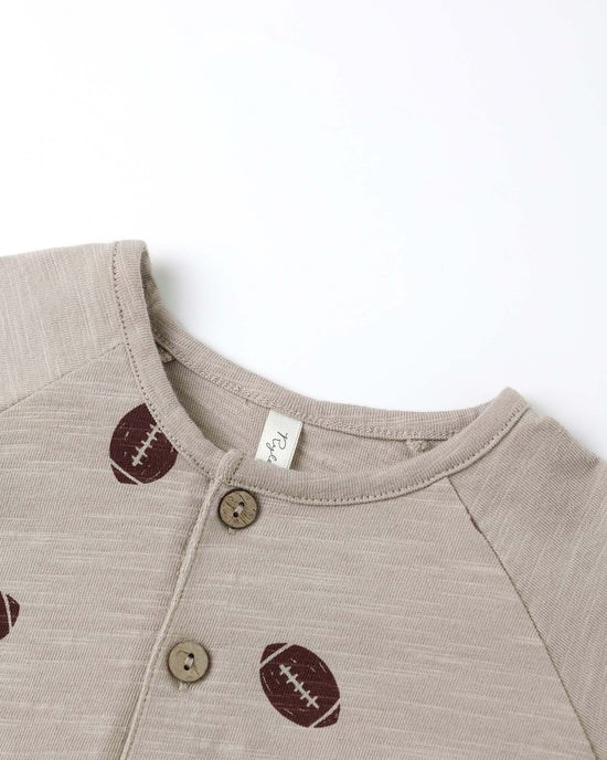 RYLEE + CRU - HENLEY JUMPSUIT FOOTBALL STONE