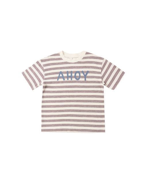 RYLEE + CRU - RELAXED TEE AHOY BROWN