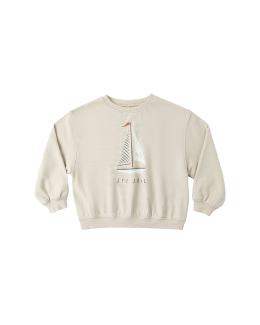 RYLEE + CRU - OVERSIZED SWEATSHIRT SET SAIL