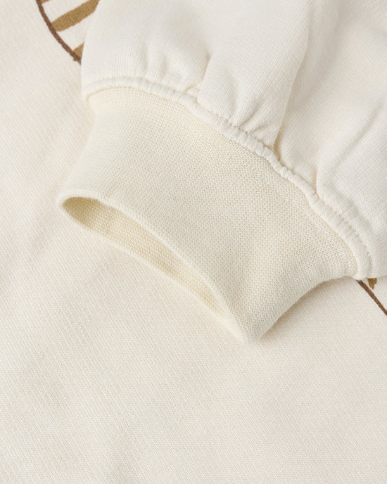 RYLEE + CRU - OVERSIZED BOW SWEATSHIRT NATURAL