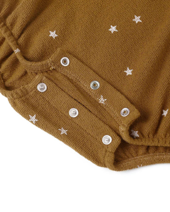 RYLEE + CRU - SPONGEY KNIT ROMPER GOLDEN STARS