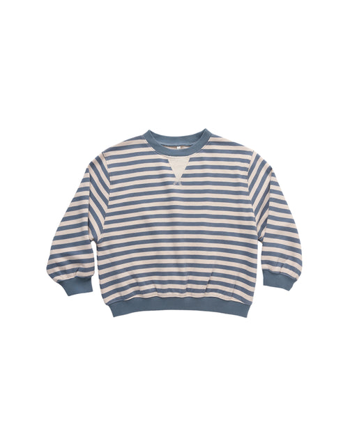 RYLEE + CRU - OVERSIZED CREW MARINE STRIPE