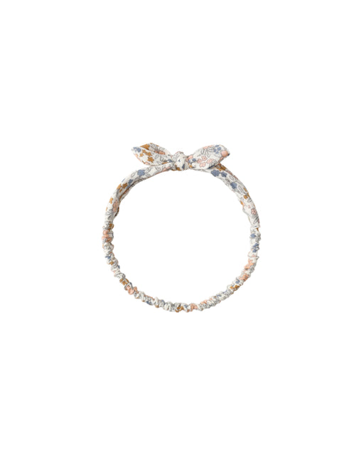 RYLEE + CRU - BABY BOW HEADBAND FLOWER FIELD IVORY