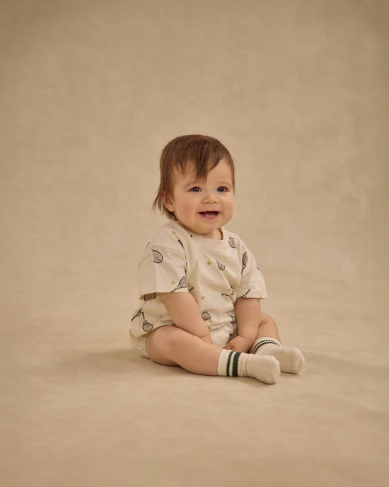 RYLEE + CRU - RELAXED BUBBLE ROMPER TENNIS