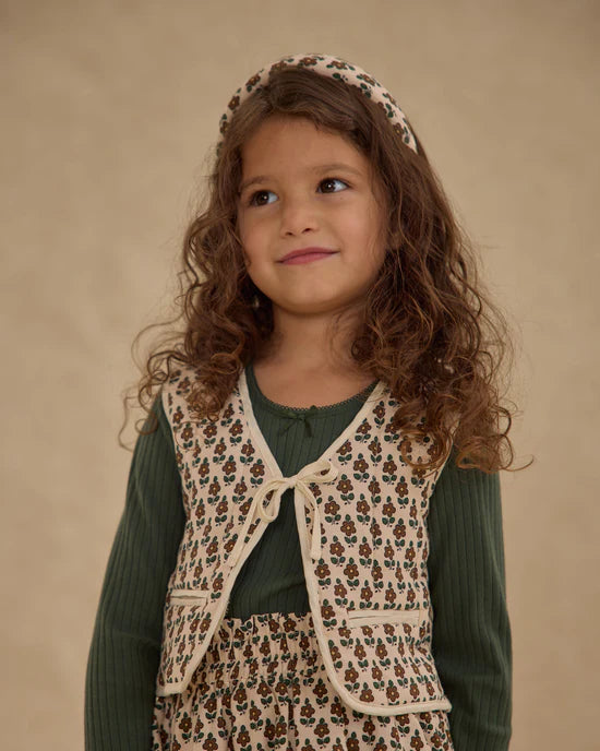 RYLEE + CRU - QUILTED VEST HARVEST FLORAL
