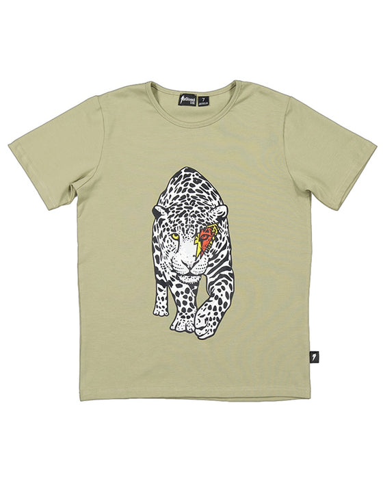 RADICOOL - BOLT LEOPARD TEE KHAKI