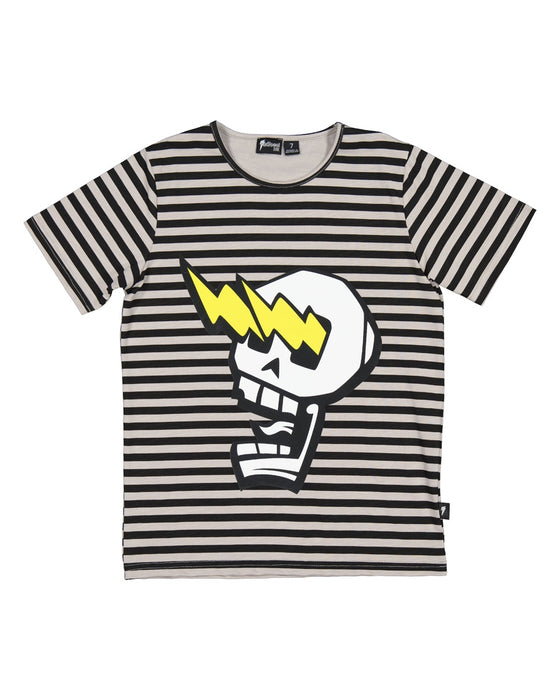 RADICOOL - SKULL STRIPE TEE