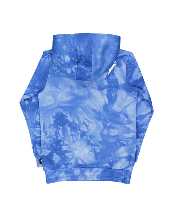 RADICOOL - BLUE TIE DYE POCKET HOOD