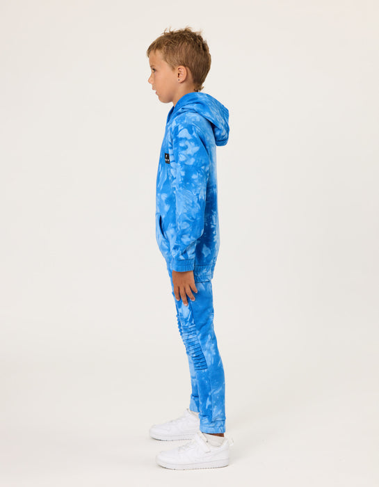 RADICOOL - BLUE TIE DYE POCKET HOOD