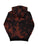 RADICOOL - BLACK & RUST TIE DYE POCKET HOOD