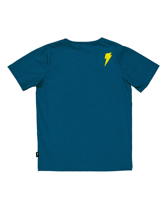 RADICOOL -  SMILEY BOLT TEE BLUE