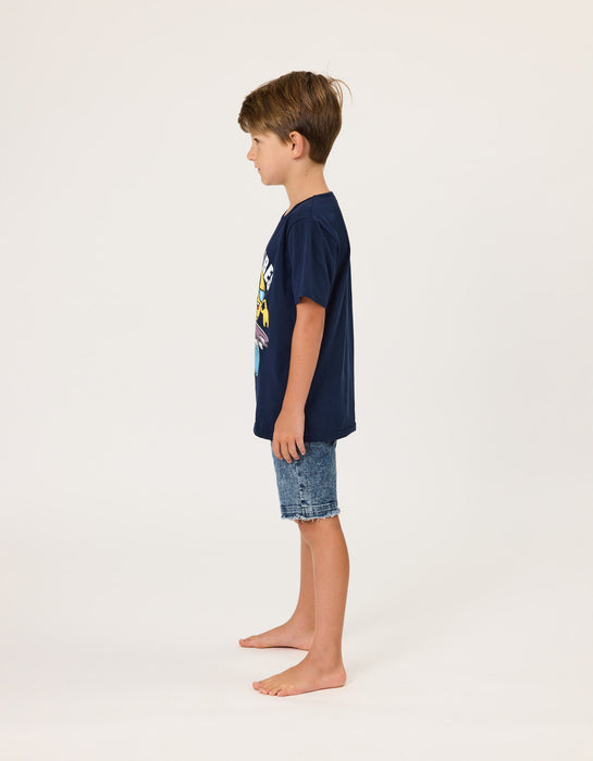 RADICOOL - RAD VIBES TEE IN NAVY