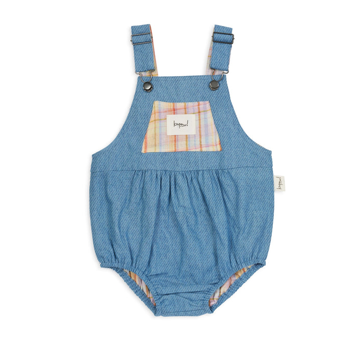 KAPOW - RAINBOW DENIM ROMPER