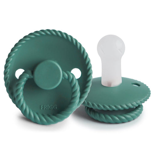 FRIGG ROPE SILICONE PACIFIER - VINTAGE GREEN