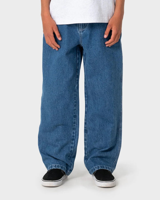 RUSTY - DR DOT JEANS MIDDY BLUE