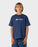 RUSTY - FOUR BY FOUR SHORT SLEEVE TEE DARK BLUE