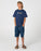 RUSTY - FOUR BY FOUR SHORT SLEEVE TEE DARK BLUE