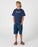 RUSTY - FOUR BY FOUR SHORT SLEEVE TEE DARK BLUE