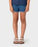 RUSTY - PENNY KICK FLARE DENIM SHORTS MIDDY BLUE