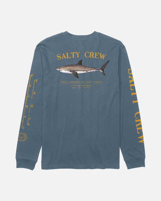 SALTY CREW - BRUCE BOYS LS TEE SLATE