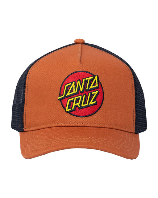SANTA CRUZ - CLASSIC DOT TRUCKER CAP GINGER