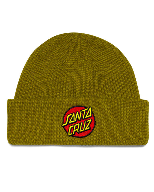 SANTA CRUZ - CLASSIC DOT PATCH BEANIE MOSS