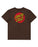 SANTA CRUZ - CLASSIC DOT CHEST TEE BROWN