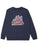 SANTA CRUZ - SPLIT NOT A DOT FRONT SWEATER NAVY