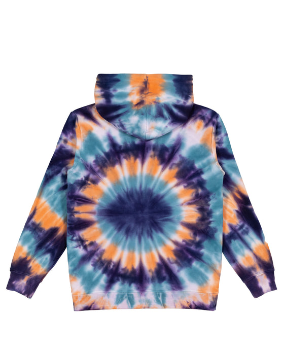 SANTA CRUZ - CHECK WASTE DOT MONO FRONT HOODIE NAVY TIE DYE