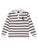 SANTA CRUZ - HORIZON LS POLO TEE CREAM STRIPE