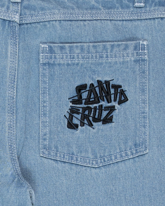 SANTA CRUZ - YELLING STACK BAGGY DENIM JEANS