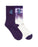 SANTA CRUZ - SCREAMING HAND CREW SOCK 2PACK CREAM TIE DYE PURPLE