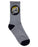 SANTA CRUZ - BOLD SHADOW DOT CREW SOCK 4PACK BLACK WHITE GMARLE