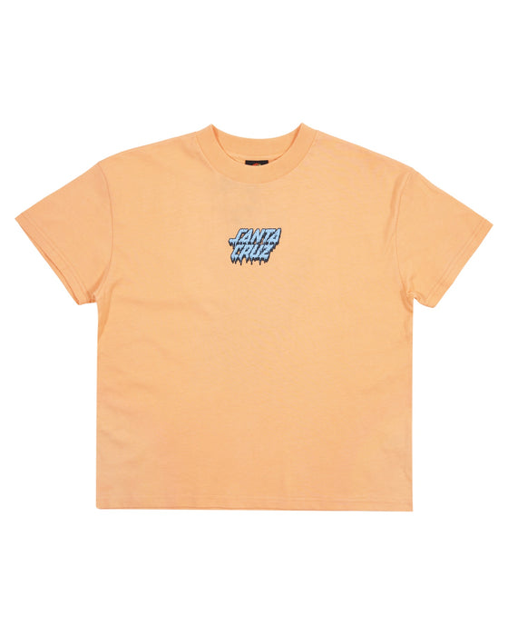 SANTA CRUZ - DECAYING HAND CENTRE SHORT SLEEVE TEE ORANGE