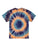 SANTA CRUZ - CHECK WASTE DOT MONO FRONT SHORT SLEEVE NAVY TIE DYE