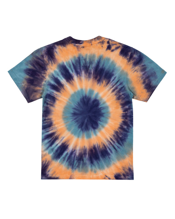 SANTA CRUZ - CHECK WASTE DOT MONO FRONT SHORT SLEEVE NAVY TIE DYE