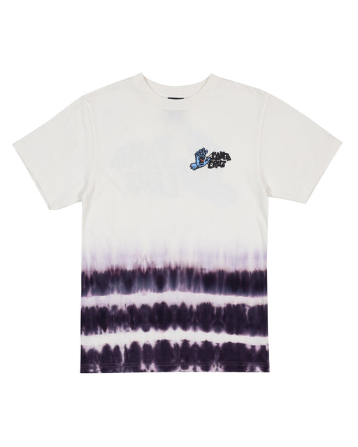 SANTA CRUZ - YELLING HAND SHORT SLEEVE TEE CREAM TIE DYE