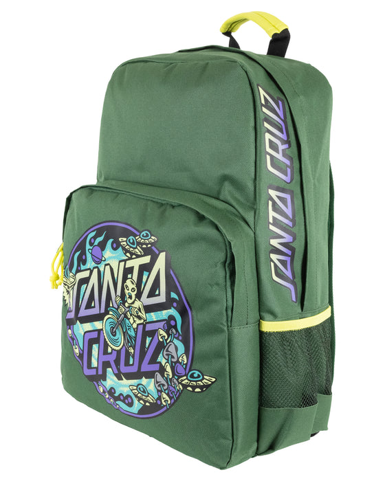 SANTA CRUZ - WINKOWSKI DOPE PLANET 2 DOT BACKPACK DARK GREEN