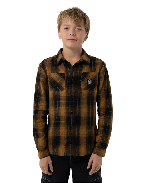 SANTA CRUZ - MFG AXLE PLAID SHIRT GINGER