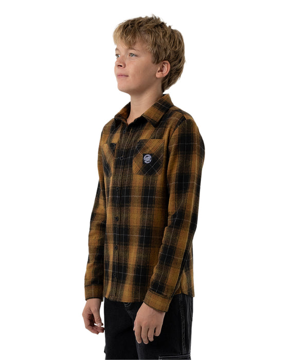 SANTA CRUZ - MFG AXLE PLAID SHIRT GINGER
