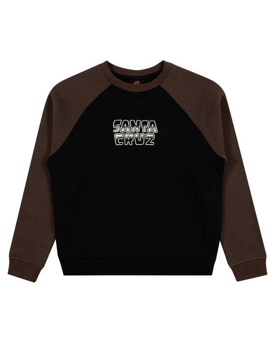 SANTA CRUZ - MULTI CRUZ STACK MONO FRONT SWEATER BROWN