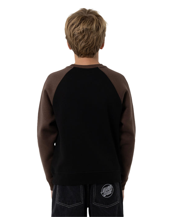 SANTA CRUZ - MULTI CRUZ STACK MONO FRONT SWEATER BROWN