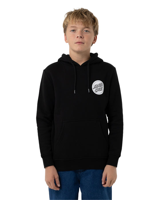 SANTA CRUZ - REVERSE DOT MONO HOODIE BLACK