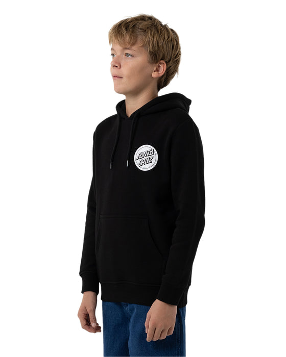 SANTA CRUZ - REVERSE DOT MONO HOODIE BLACK