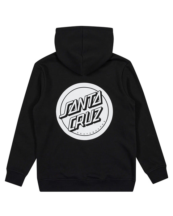 SANTA CRUZ - REVERSE DOT MONO HOODIE BLACK