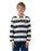 SANTA CRUZ - REVERSE DOT PATCH POLO CREAM STRIPE